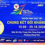 Trực tiếp: Chung kết đối kháng Muay và trao huy chương Đại hội Thể thao toàn quốc 2026