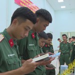 Không gian văn hóa Hồ Chí Minh kết hợp trưng bày, học tập số trong môi trường quân ngũ