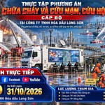 Xem ngay: Diễn tập phương án chữa cháy và cứu nạn, cứu hộ cấp Bộ Công an tại Cty TNHH Hóa dầu Long Sơn