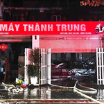 Điều tra nguyên nhân vụ cháy cửa hàng xe máy trên phố Nguyễn Khánh Toàn