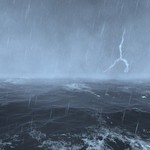 Dự báo gió mạnh, sóng lớn cao trên 2 mét và mưa dông trên biển