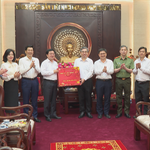 Đoàn công tác tỉnh Tây Ninh chúc Tết TP. Hồ Chí Minh nhân dịp Xuân Bính Ngọ 2026