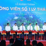 TP. Hồ Chí Minh khánh thành Công viên số 1 Lý Thái Tổ - hồi sinh 4,3ha đất trống giữa trung tâm Thành phố