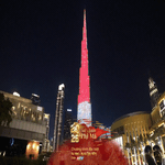 UAE: Trình diễn ánh sáng tại tòa nhà cao nhất thế giới Dubai
