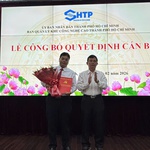 Tiến sĩ Nguyễn Vinh Dự giữ chức Giám đốc Vườn ươm Doanh nghiệp Công nghệ cao Thành phố Hồ Chí Minh