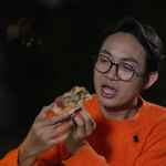 Pizza La Mã, T-bone nướng than chinh phục Kan Hy tại “Quán ăn hạnh phúc”