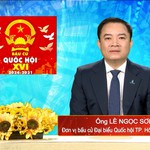 Chương trình hành động Ứng cử viên Đại biểu Quốc hội Khóa XVI Lê Ngọc Sơn