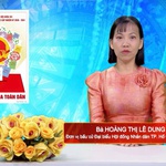 Chương trình hành động Ứng cử viên Đại biểu Hội đồng nhân dân TP. Hồ Chí Minh Khóa XI Hoàng Thị Lê Dung