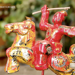 2026 tác phẩm ngựa sơn mài đón chào năm Bính Ngọ