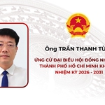 Tóm tắt tiểu sử ông Trần Thanh Tùng ứng cử Đại biểu Hội đồng nhân dân TP. Hồ Chí Minh Khóa XI