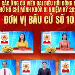 Thông tin các ứng cử viên Đại biểu Hội đồng nhân dân TP. Hồ Chí Minh Khóa XI - Đơn vị bầu cử số 10