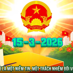 Mỗi lá phiếu là một niềm tin, một trách nhiệm đối với Tổ quốc!