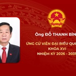Tóm tắt tiểu sử ông Đỗ Thanh Bình ứng cử Đại biểu Quốc hội Khóa XVI