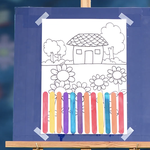 Góc nhỏ kỳ diệu: Học vẽ khu vườn