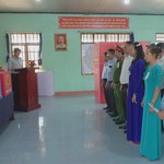 Cử tri đồng bào Chăm tại xã Minh Thạnh tích cực tham gia ngày hội bầu cử