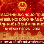 Danh sách những người trúng cử đại biểu HĐND TP. Hồ Chí Minh khóa XI, nhiệm kỳ 2026-2031