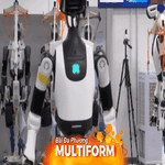 Cận cảnh quy trình kiểm tra robot hình người ở Bắc Kinh (Trung Quốc)