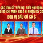 Thông tin các ứng cử viên Đại biểu Hội đồng nhân dân TP. Hồ Chí Minh Khóa XI - Đơn vị bầu cử số 6