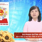 Chương trình hành động Ứng cử viên Đại biểu Hội đồng nhân dân TP. Hồ Chí Minh Khóa XI Phạm Quỳnh Anh