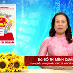 Chương trình hành động Ứng cử viên Đại biểu Hội đồng nhân dân TP. Hồ Chí Minh Khóa XI Đỗ Thị Minh Quân