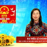 Chương trình hành động Ứng cử viên Đại biểu Quốc hội Khóa XVI Triệu Lệ Khánh