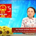 Chương trình hành động Ứng cử viên Đại biểu Quốc hội Khóa XVI Phạm Khánh Phong Lan