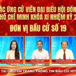 Thông tin các ứng cử viên Đại biểu Hội đồng nhân dân TP. Hồ Chí Minh Khóa XI - Đơn vị bầu cử số 19