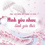 Thay Lời Muốn Nói 3/2026: Mình yêu nhau, bình yên thôi