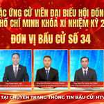 Thông tin các ứng cử viên Đại biểu Hội đồng nhân dân TP. Hồ Chí Minh Khóa XI - Đơn vị bầu cử số 34