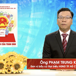 Chương trình hành động Ứng cử viên Đại biểu Hội đồng  nhân dân TP. Hồ Chí Minh Khóa XI Phạm Trung Kiên