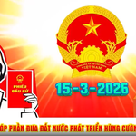 Mỗi lá phiếu góp phần đưa đất nước phát triển hùng cường, thịnh vượng!