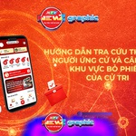 NewZgraphic: Hướng dẫn tra cứu thông tin người ứng cử và cập nhật khu vực bỏ phiếu của cử tri