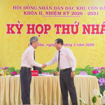 Đồng chí Lê Hoàng Hải giữ chức Chủ tịch HĐND đặc khu Côn Đảo