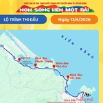 Lộ trình chặng 10 Cúp Truyền hình 2026: Vòng đua Huế - Đà Nẵng