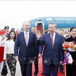 Tổng Bí thư, Chủ tịch nước đến Bắc Kinh, bắt đầu thăm cấp Nhà nước đến Trung Quốc