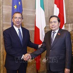 Chủ tịch Quốc hội Trần Thanh Mẫn tiếp Thị trưởng thành phố Milan, Italy