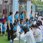 Tầm soát tim bẩm sinh, dinh dưỡng cho trẻ em vùng ven TP. Hồ Chí Minh