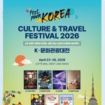 Lễ hội Văn hóa và Du lịch Hàn Quốc 2026 tại Hà Nội