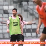 Messi và Inter Miami có buổi tập trên sân nhà mới
