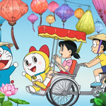 Tập đặc biệt Doraemon lên sóng Nhật Bản, đậm chất Việt với áo dài, nón lá và bánh mì