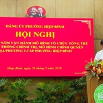 Phường Hiệp Bình chuyển biến tích cực sau thực hiện chính quyền 2 cấp