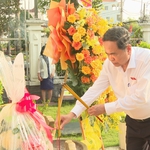 Chủ tịch Quốc hội Trần Thanh Mẫn dâng hương tại Di tích lịch sử văn hóa quốc gia Dinh quận Hóc Môn