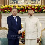 Tổng Bí thư, Chủ tịch nước Tô Lâm và Thủ tướng Ấn Độ Narendra Modi gặp hẹp