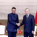 Tổng Bí thư, Chủ tịch nước Tô Lâm tiếp Thủ hiến bang Maharashtra của Ấn Độ