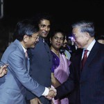 Tổng Bí thư, Chủ tịch nước Tô Lâm kết thúc tốt đẹp chuyến thăm cấp Nhà nước Cộng hòa Ấn Độ, lên đường thăm Sri Lanka
