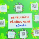 Học sinh mầm non hào hứng với giáo dục số