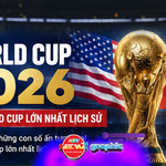 NewZgraphic: Khám phá những con số ấn tượng tại World Cup 2026 - Kỳ World Cup lớn nhất lịch sử