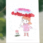 Góc nhỏ kỳ diệu: Sáng tạo vẽ tranh từ cánh hoa bỏ đi