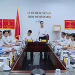 Ban Tuyên giáo và Dân vận Thành ủy TP. Hồ Chí Minh khảo sát kết quả thực hiện các chủ trương phát triển thể dục thể thao