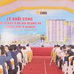 Khởi công dự án Nhà ở xã hội Bcons và Trường học B.School tại phường Tân Uyên
